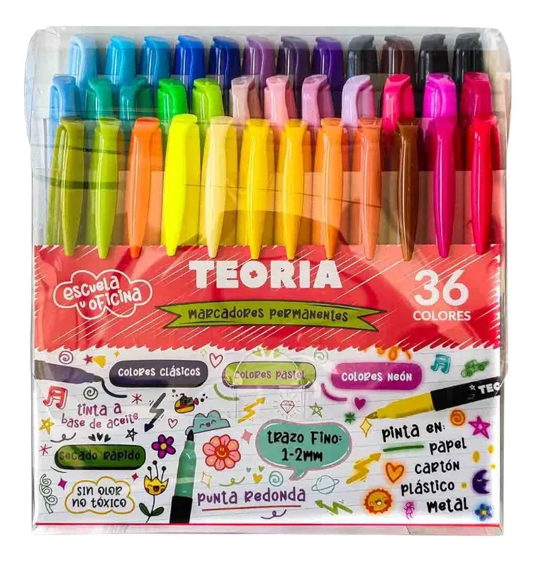Marcadores teóricos permanentes X36