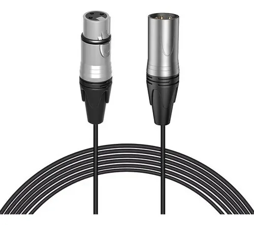 Cabo Xlr Para Áudio Comica