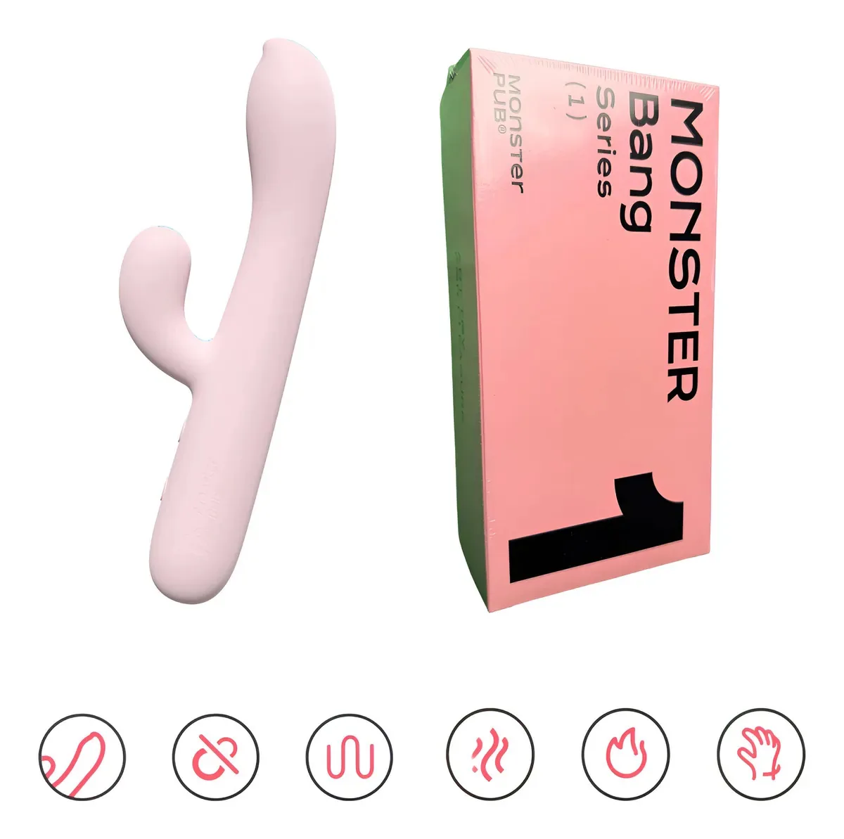 Dildos Puntog Dildo Warming Dildo Vibrator Brinquedo sexual rosa pálido