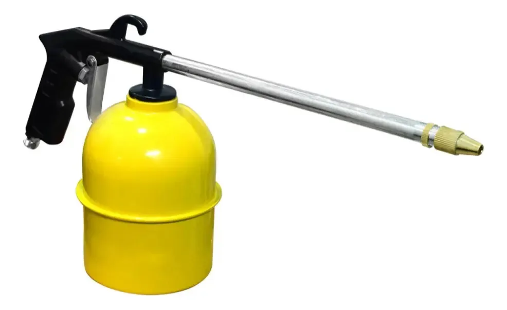 Linha de pistola petrolizadora pneumática profissional amarela