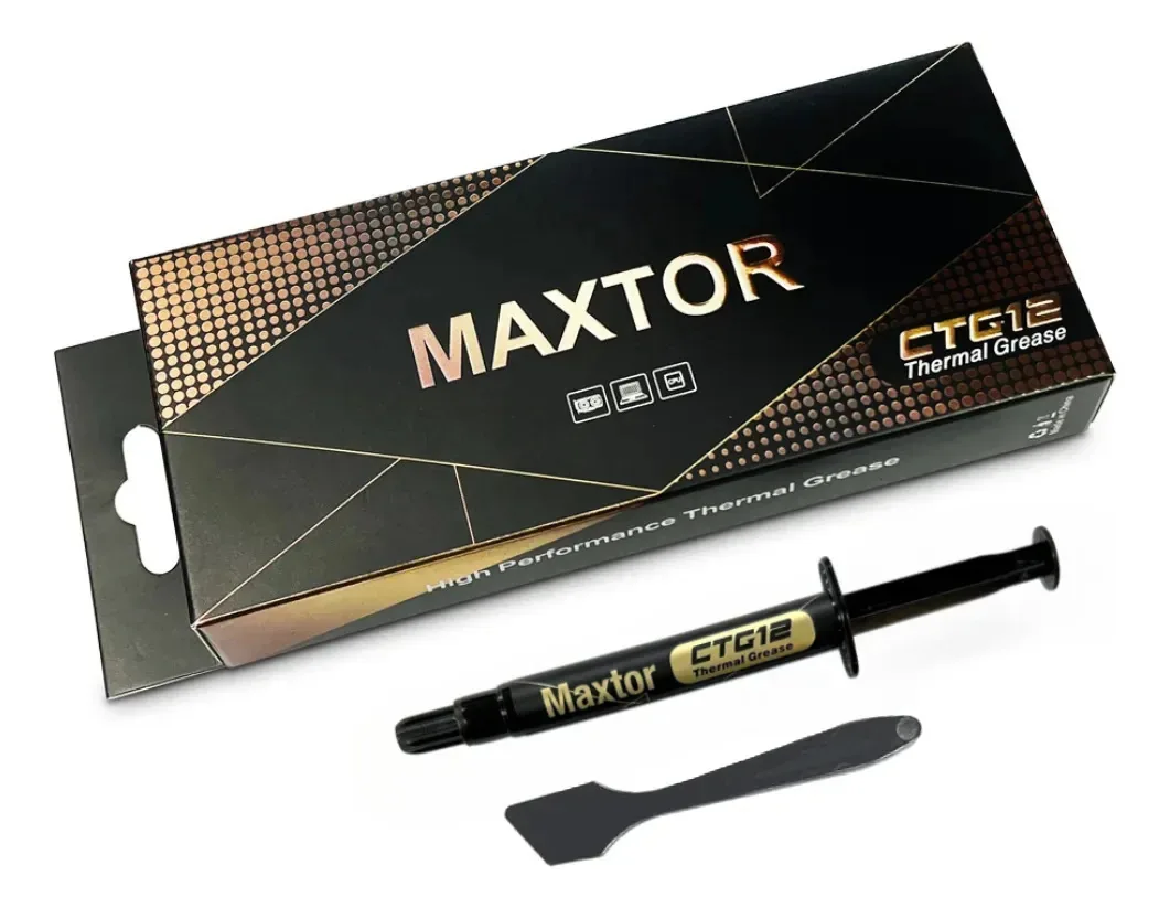 Pasta Térmica Maxtor Ctg12 2g 18w/mk Premium Cpu Gpu Pc Cinza