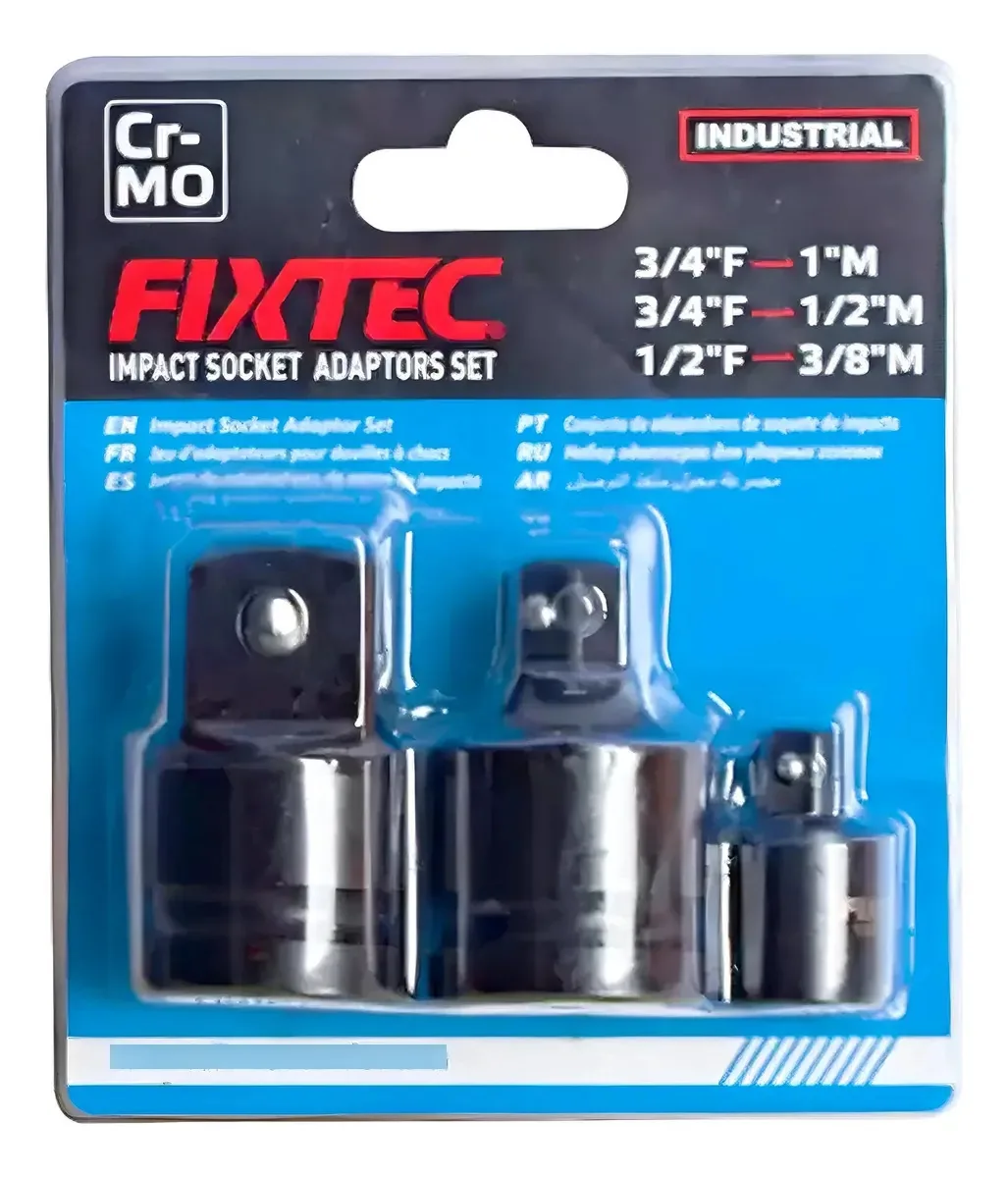 Conjunto de 3 adaptadores de impacto Fixtec