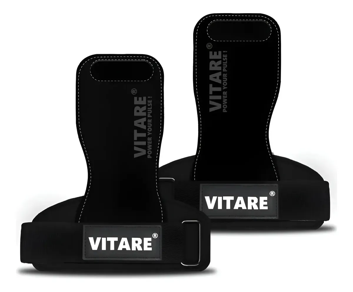 Pulseiras para levantamento de peso, ágar triplo. Negro