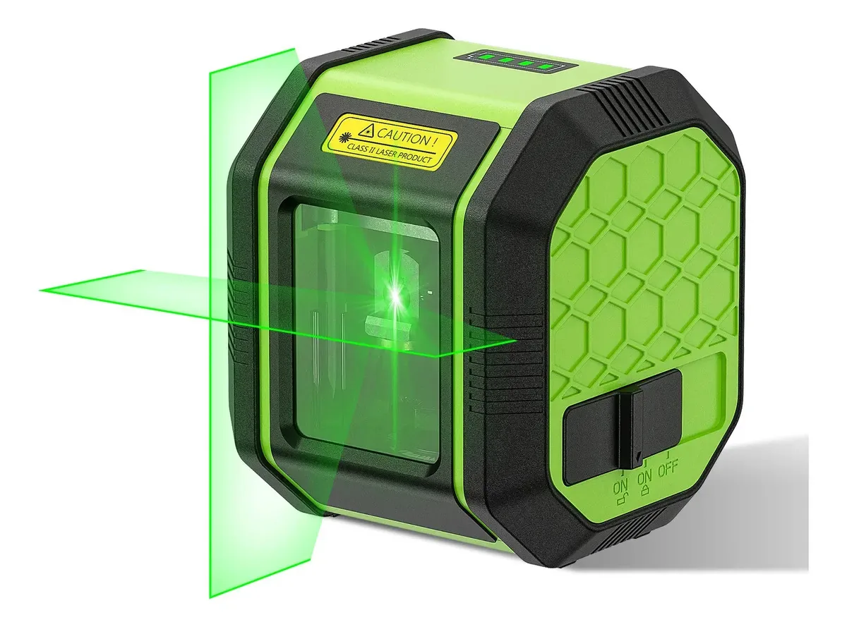 Nível A Laser Huepar Fc011g 2 Linhas Verde 30m Autonivelante, Recarregável E Portátil