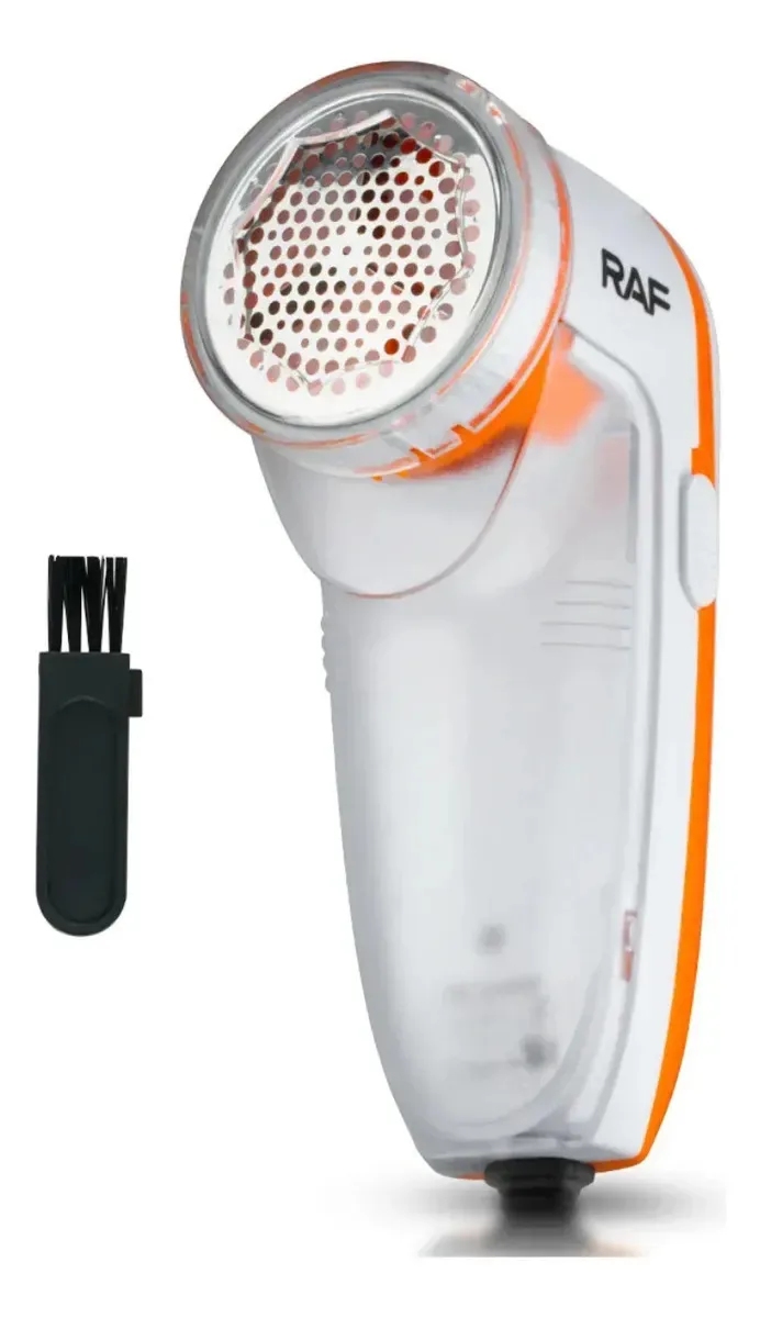 Bolas de roupa sem fio para remover fiapos elétricas brancas e laranja