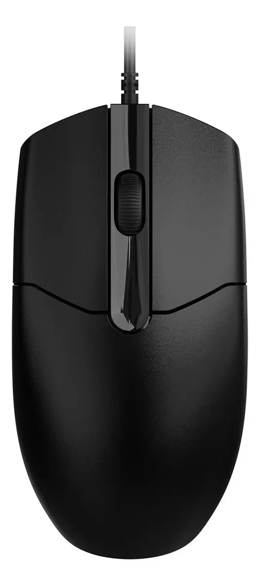 Mouse com fio Ajazz Nj01, leve e sonoro, ergonômico, par