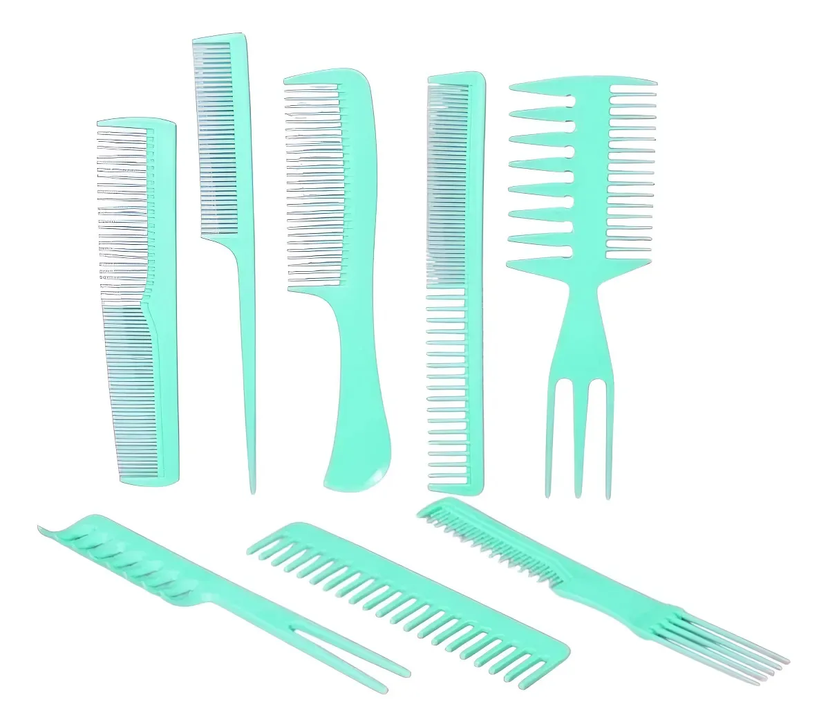 Conjunto de pentes de cabeleireiro profissional Case X 8u Water