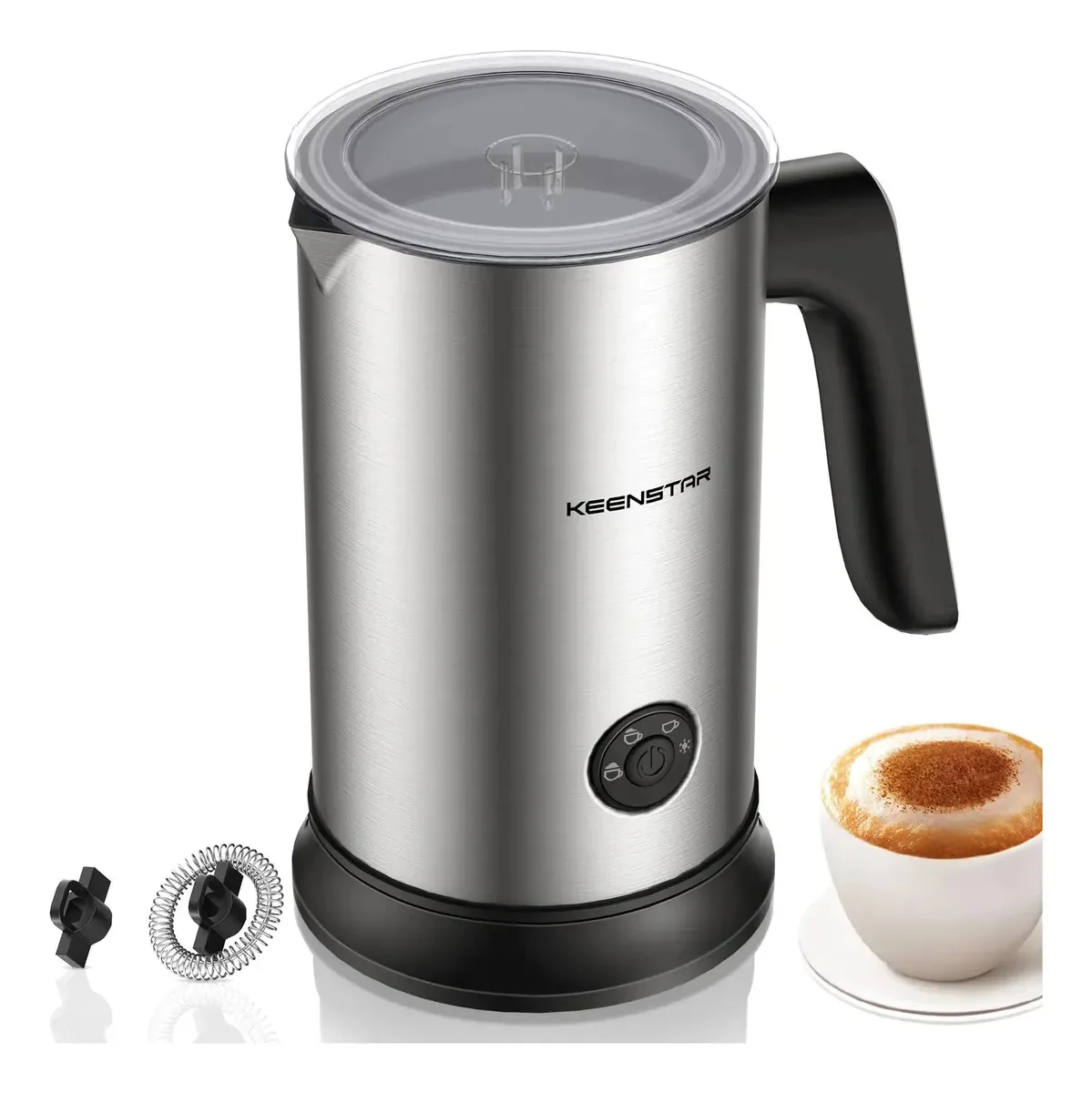 Espumador de leite elétrico Keenstar, vaporizador de leite