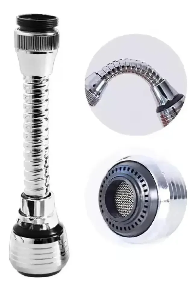 Extensor Torneira Bico Alongador Chuveirinho Arejador 360a