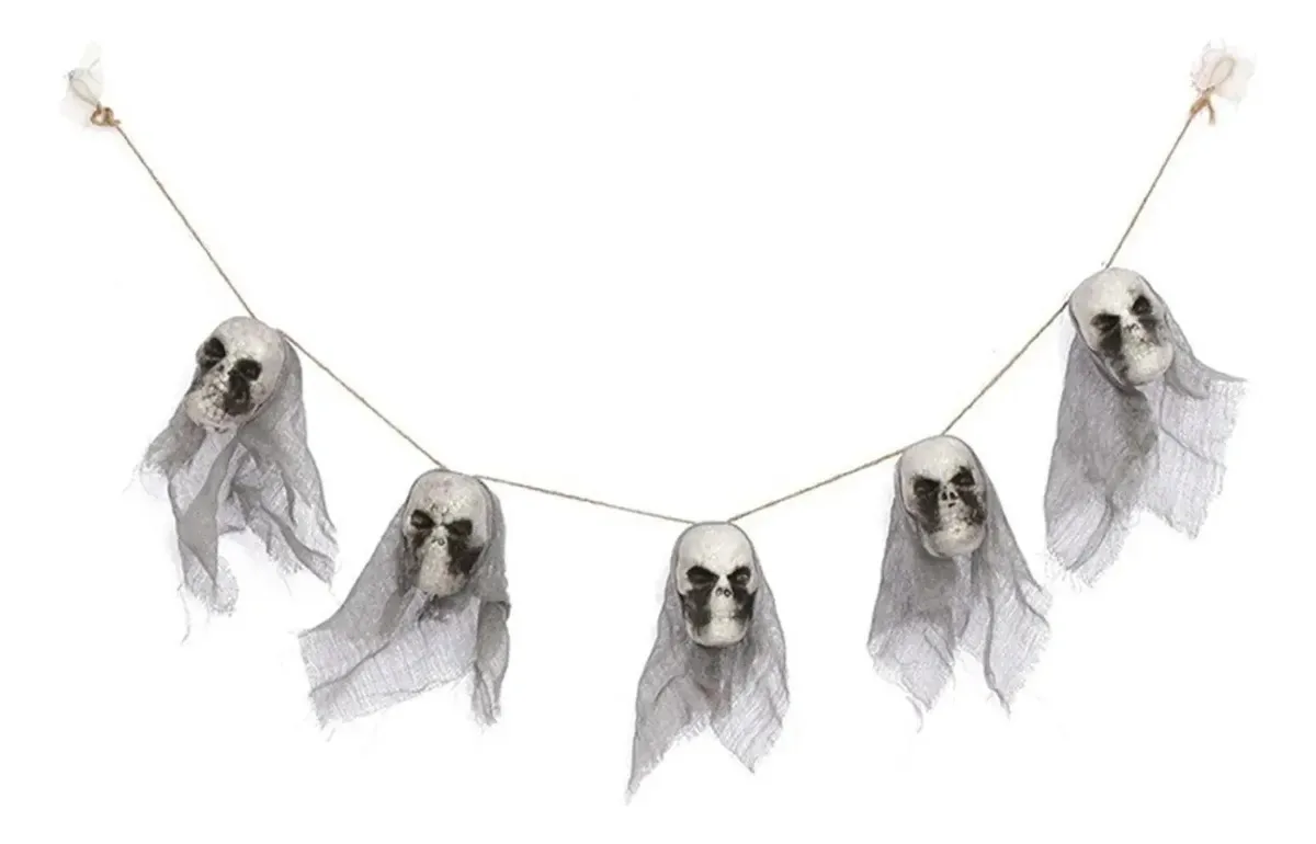 Enfeites de Halloween Qiooqsaq, pequenos enfeites suspensos em forma de esqueleto para ambientes internos e externos, decoração de casa mal-assombrada, acessórios de terror de Halloween, decoração...