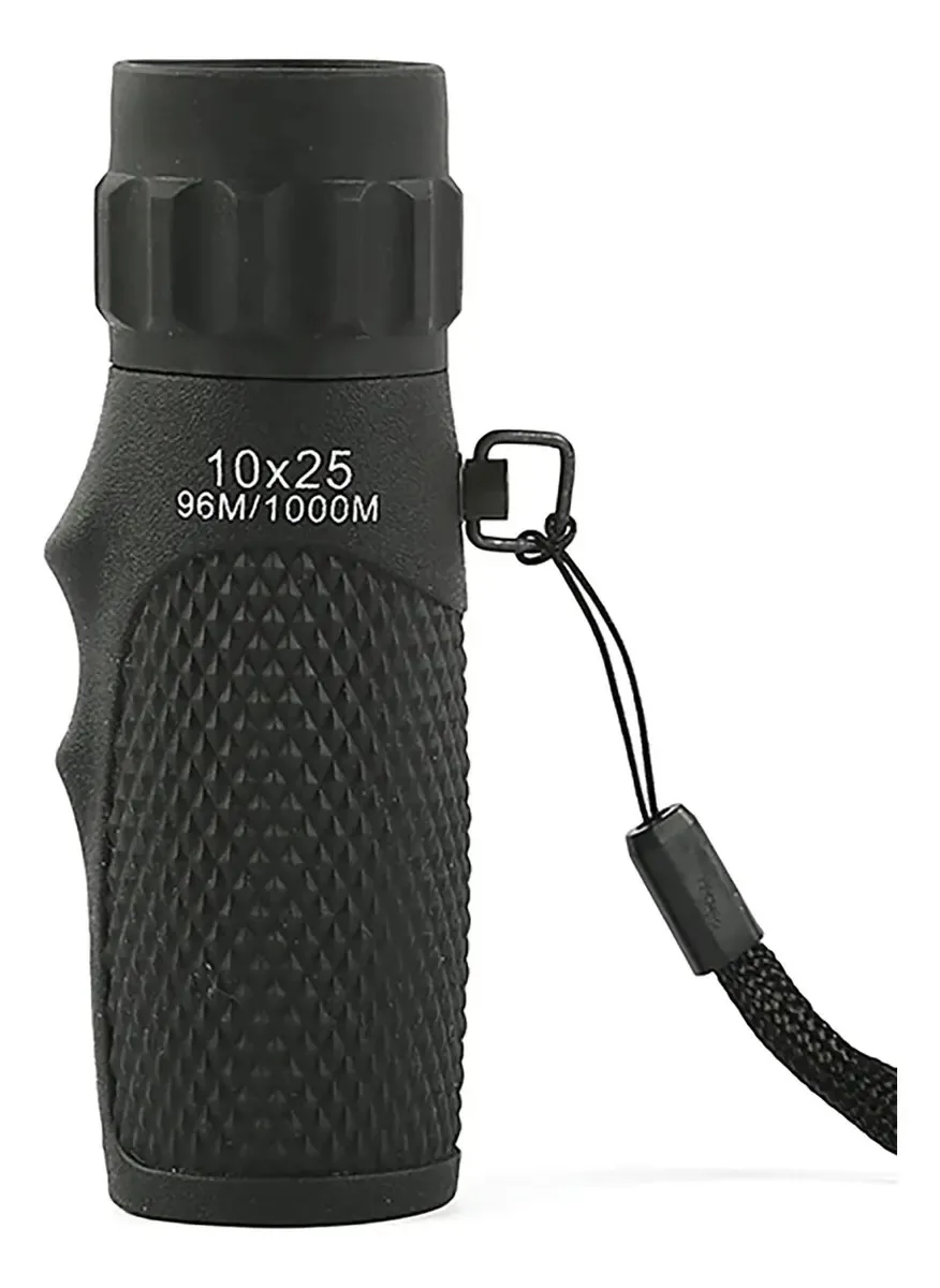 Telescópio monocular Qiand 10 × 25, lentes FMC portáteis, monóculos de bolso impermeáveis de alta definição e alta ampliação, antiembaçantes, à prova de choque, adequados para câmeras de viagem