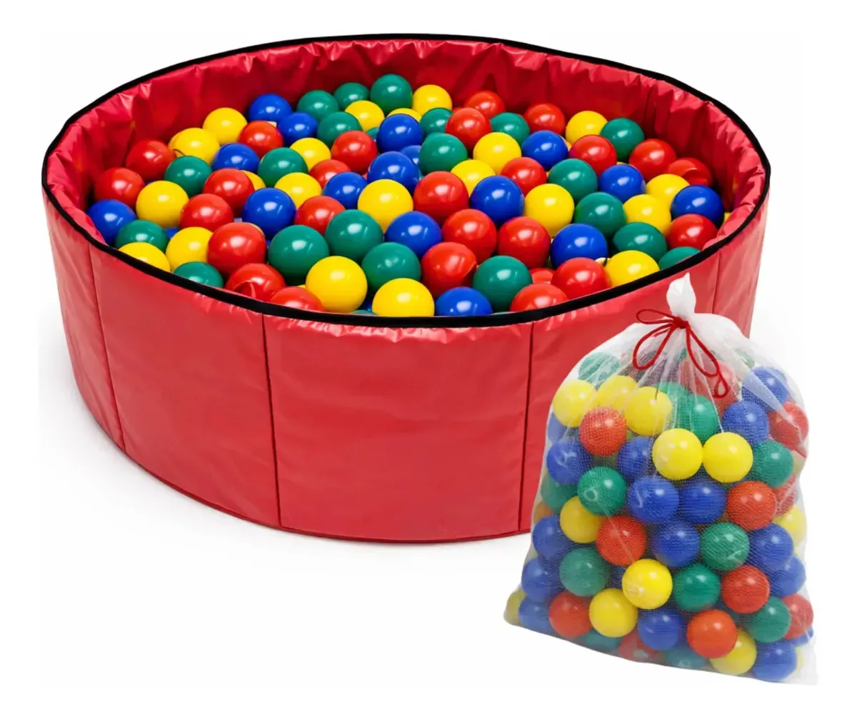 Piscina De Bolinhas Completa Infantil Rosa