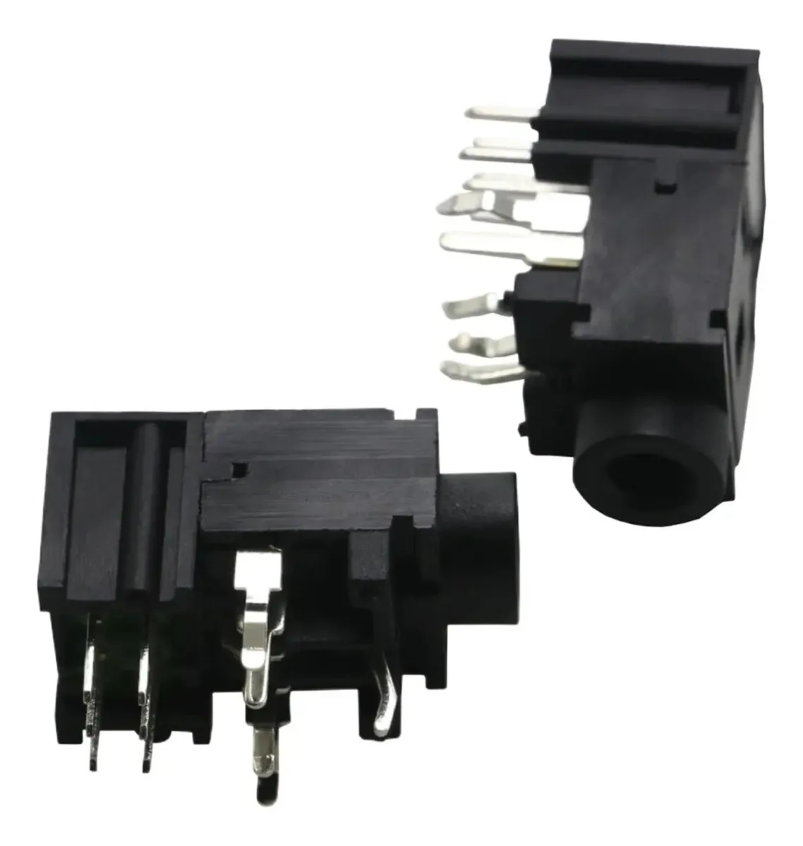 5 unidades de conector de áudio fêmea de 3,5 mm, conector de fone de ouvido DIP de 11 pinos, interface de áudio e áudio PJ-317a