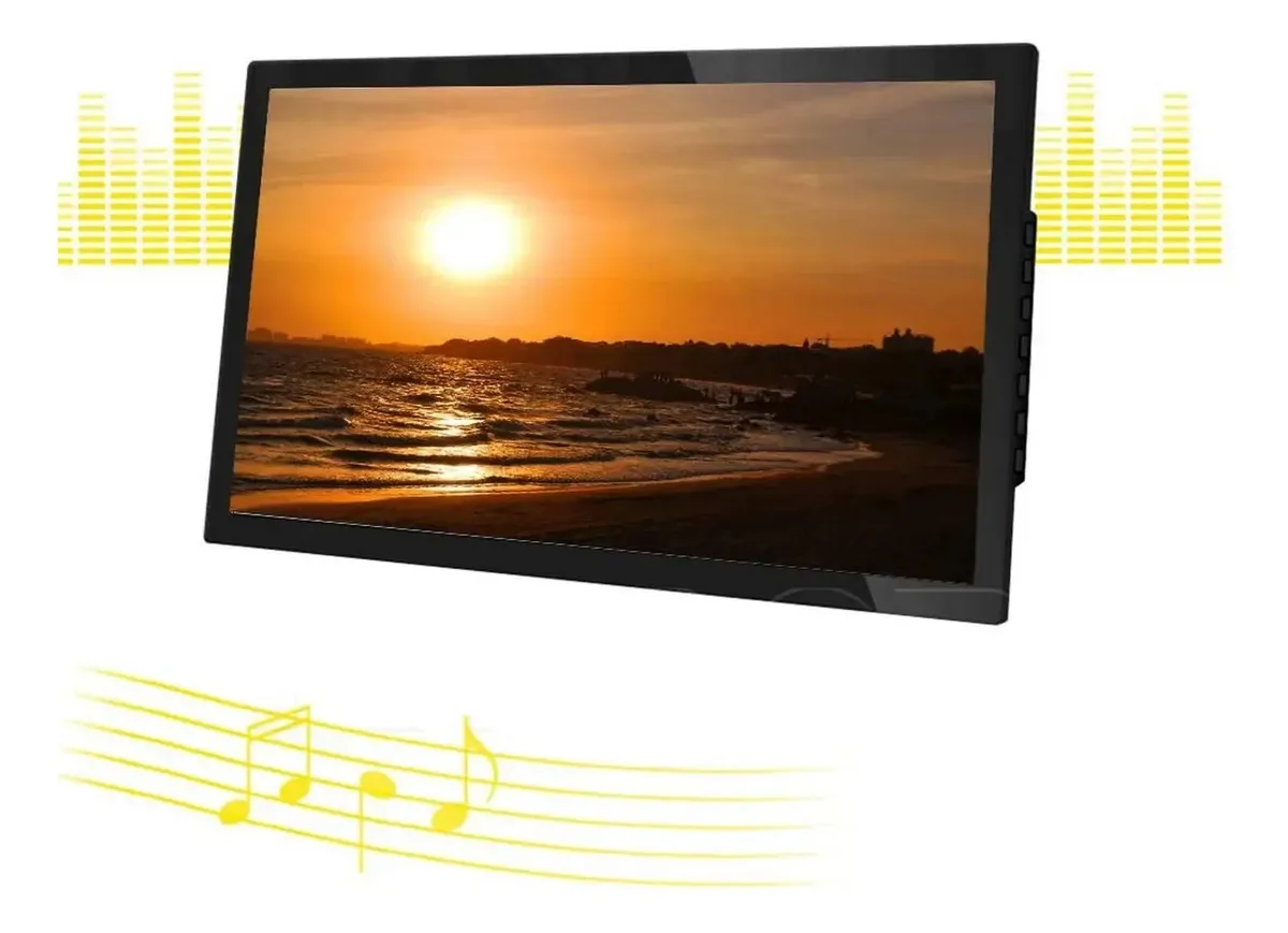 Molduras digitais Spacmirrors de 24 polegadas, moldura digital, reprodutor de publicidade montado na parede, compatível com display digital LED de alta definição 1080P, reprodução