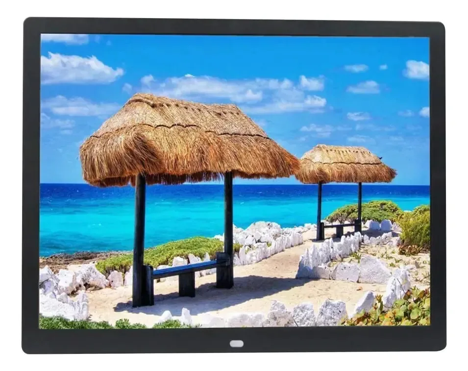 Moldura fotográfica digital Usmask Spacmirrors Máquina eletrônica de publicidade comercial HD de 17 polegadas com resolução de 1440 x 900, suporta uma variedade de formatos, alta compatibilidade...