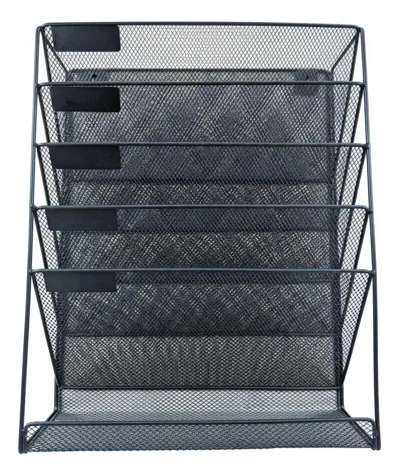 Porta-revistas de parede ou organizador de documentos X5 Spaces Black