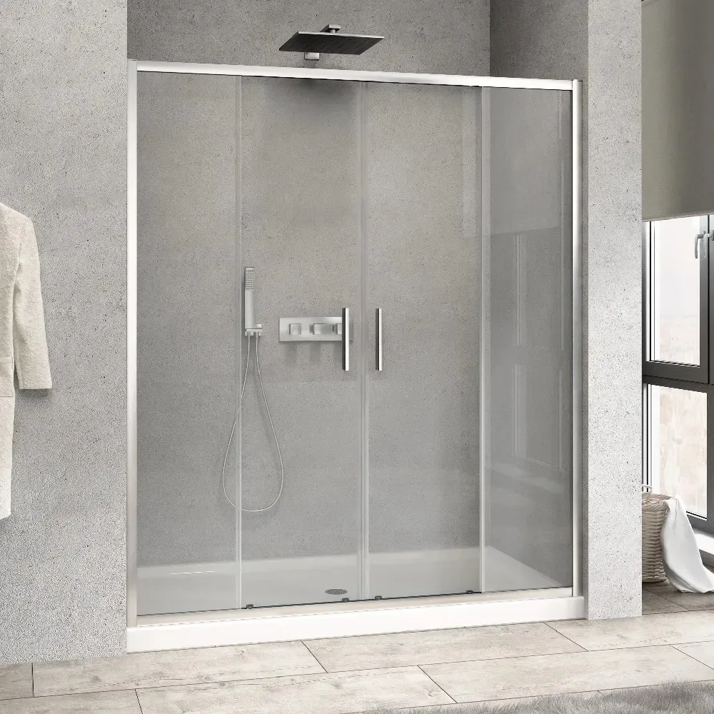 Tela deslizante de luz central 160x190 cm | Duschy