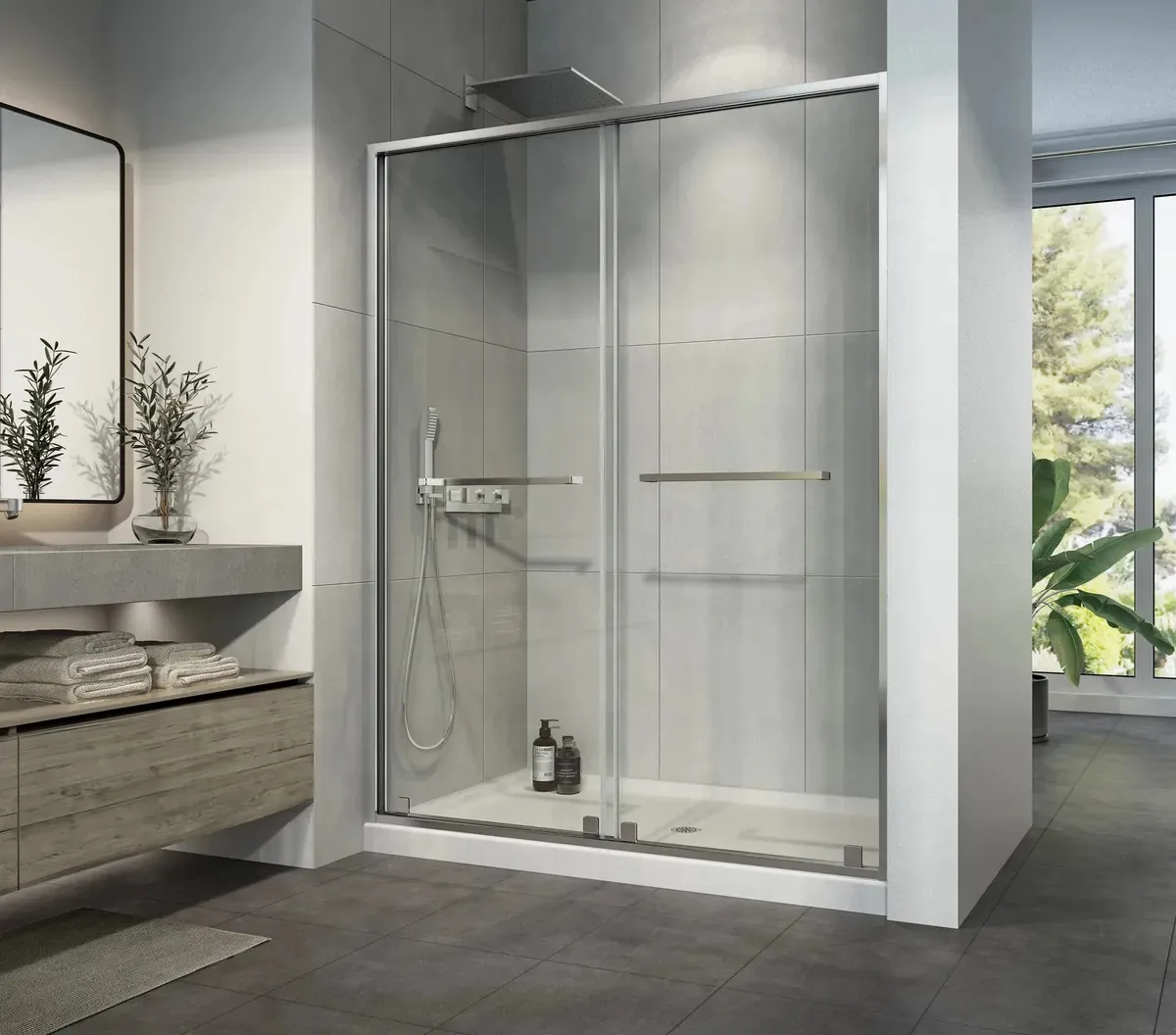 Tela deslizante frontal dupla premium 150 cm