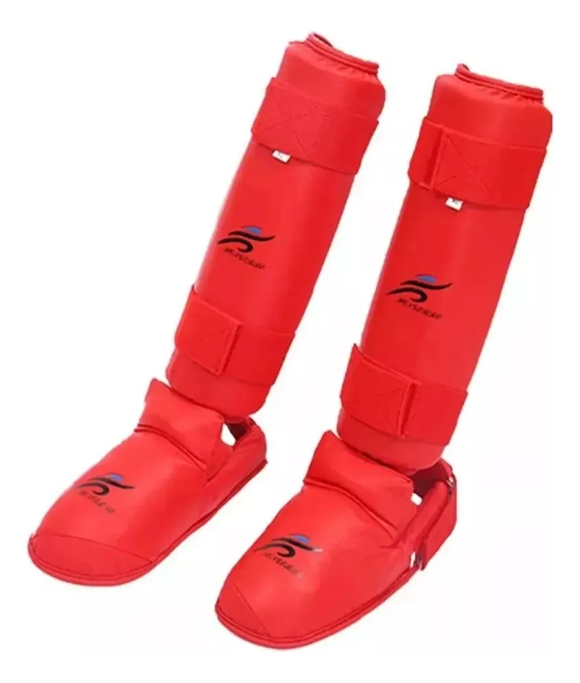 Para Para Leggings | Mma Leg Guards Para Kickboxing E Muay Cor Vermelho Tamanho Link S