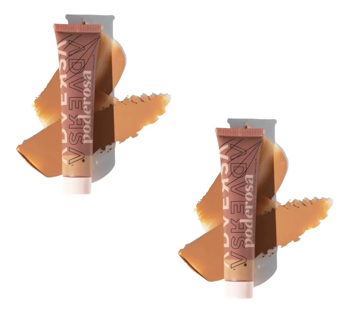 Pacote com 2 Bases de Maquiagem Matte Líquida com Vitamina E 400