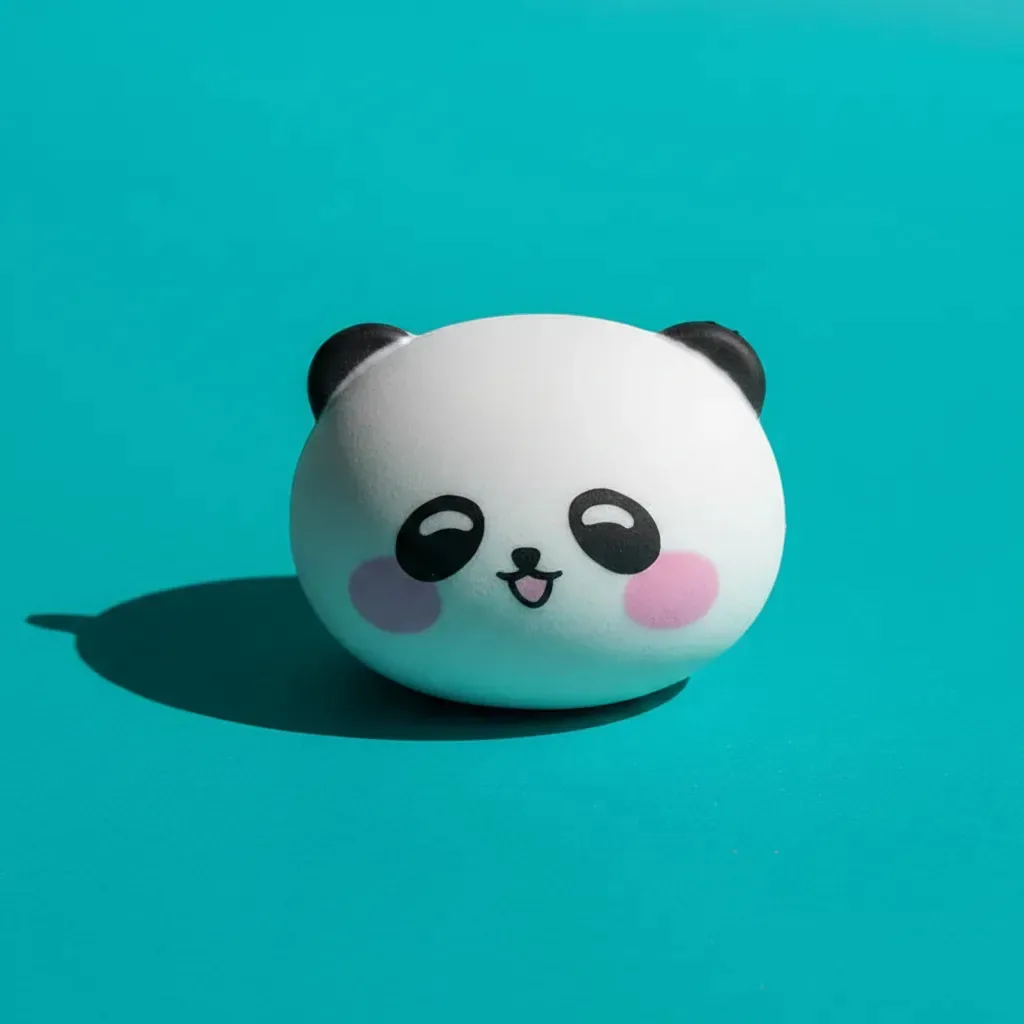 Brinquedo antiestresse Squishy Panda Fun Squeeze branco