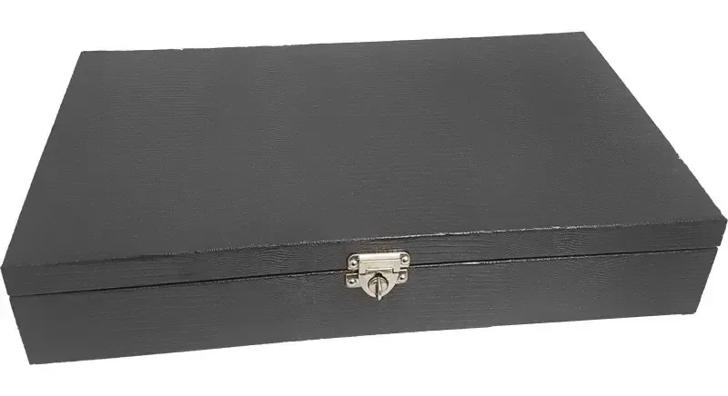 Porta Relógios Com Capacidade Para 24 Relógios Preto