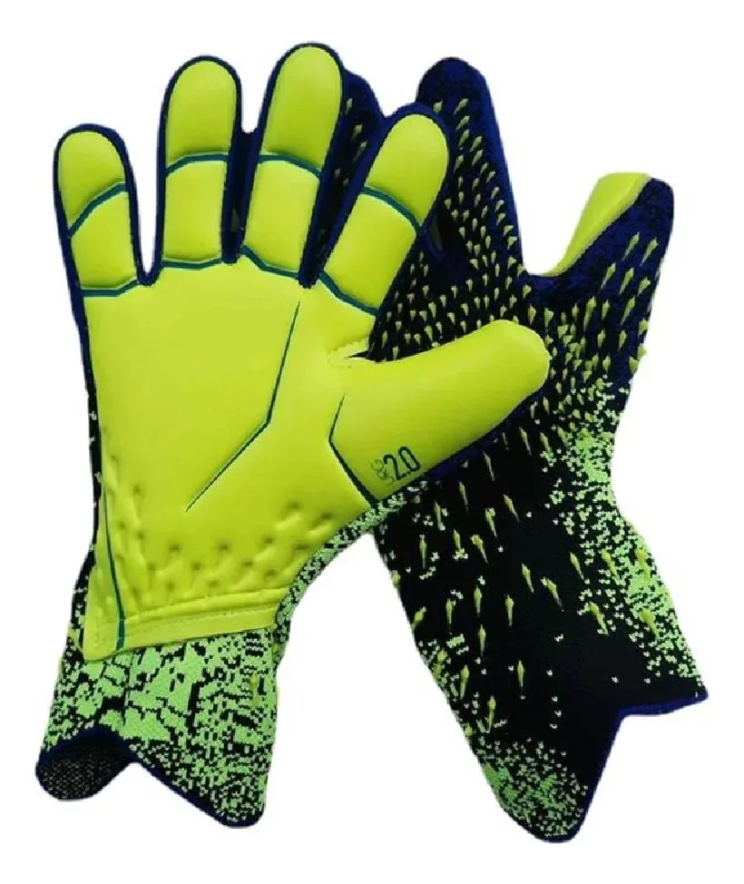 Luvas de goleiro Yuly Strong Grip, luvas de futebol verdes N/a