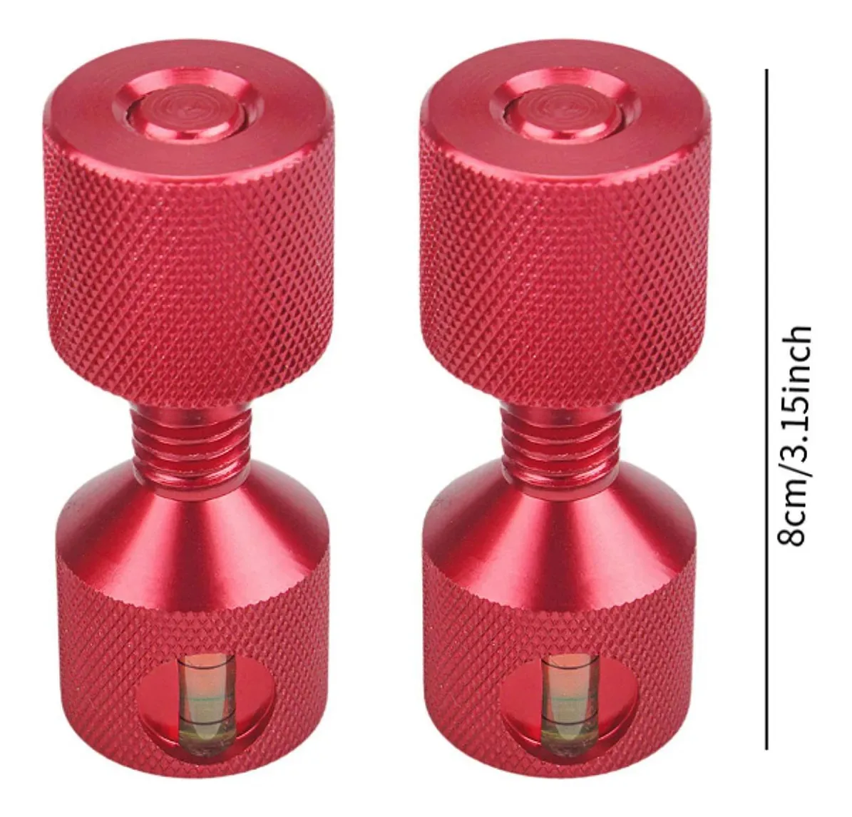 2x Alinhadores De Flange De 2 Furos Fácil De Vermelho