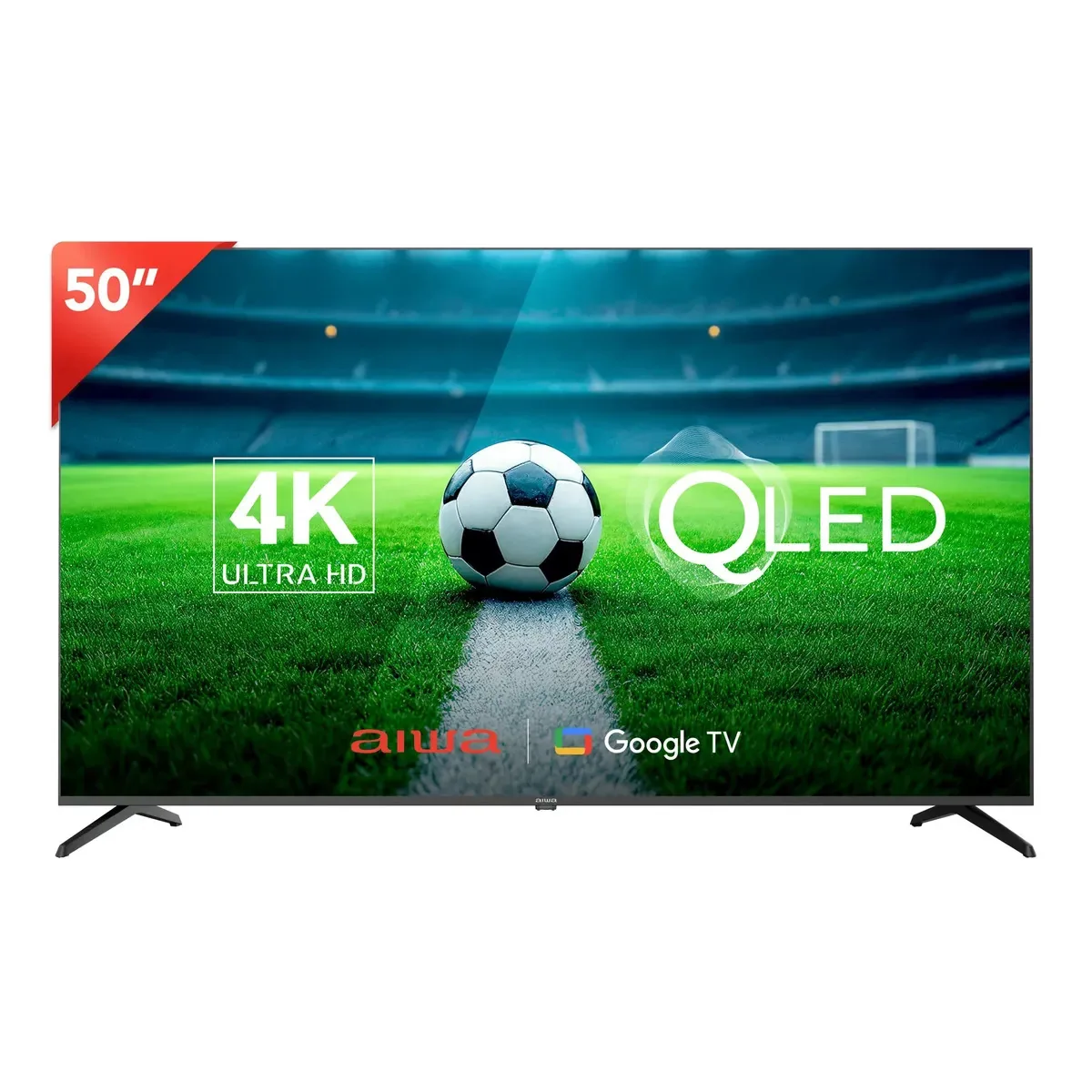 Smart TV Aiwa 50" Qled Google TV 4k AW50b4q