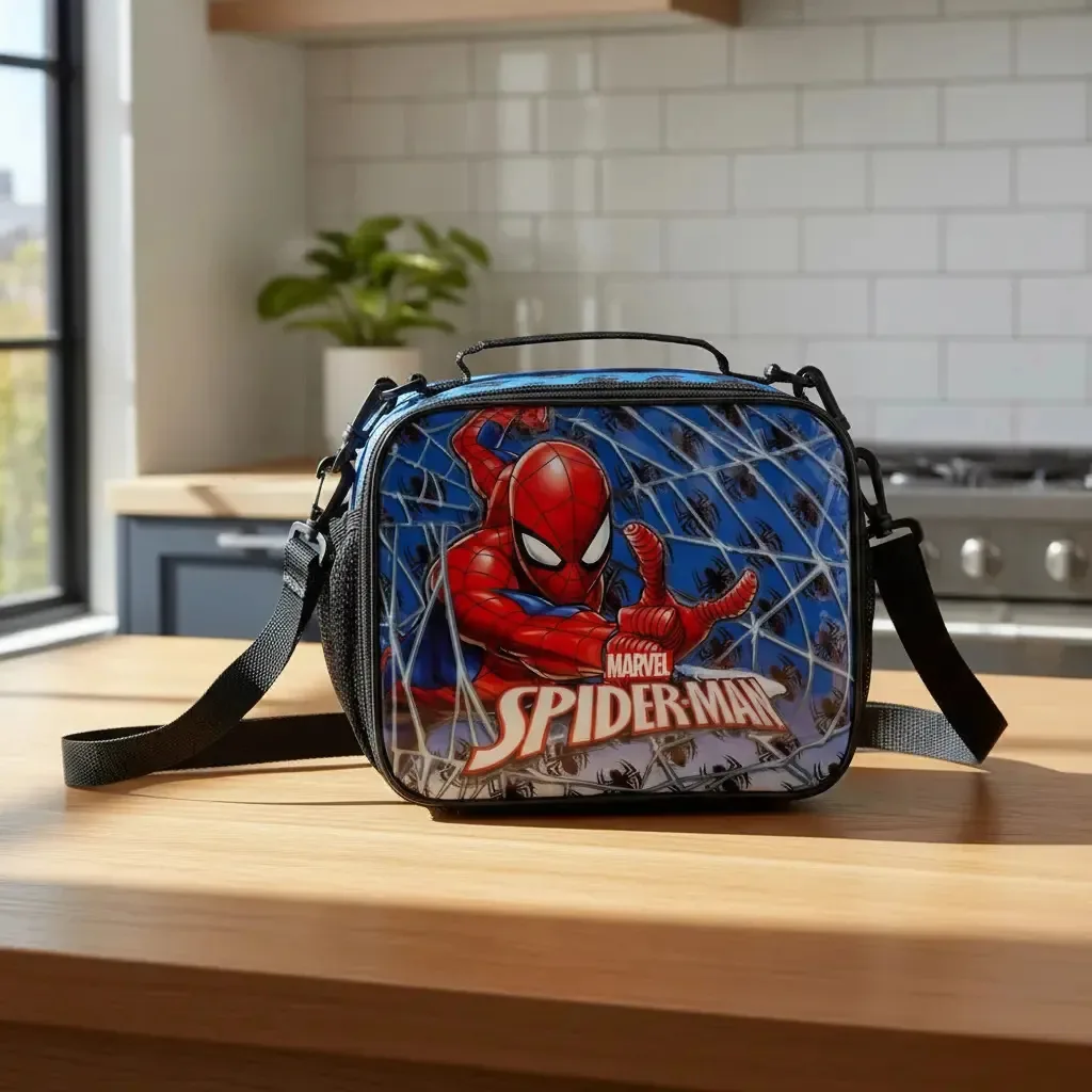 Lancheira Spiderman Spiderman Blue