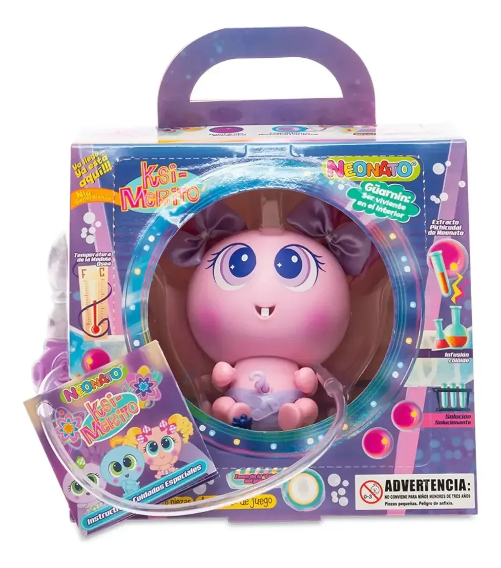 Boneca rosa para bebês Machincuepa Ksimeritos Distroller
