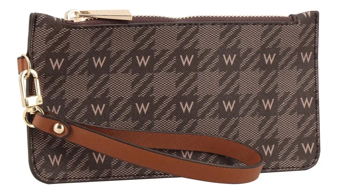 Carteira feminina e bolsas Westies Beige Multi Hbnunowe Bege/Multi