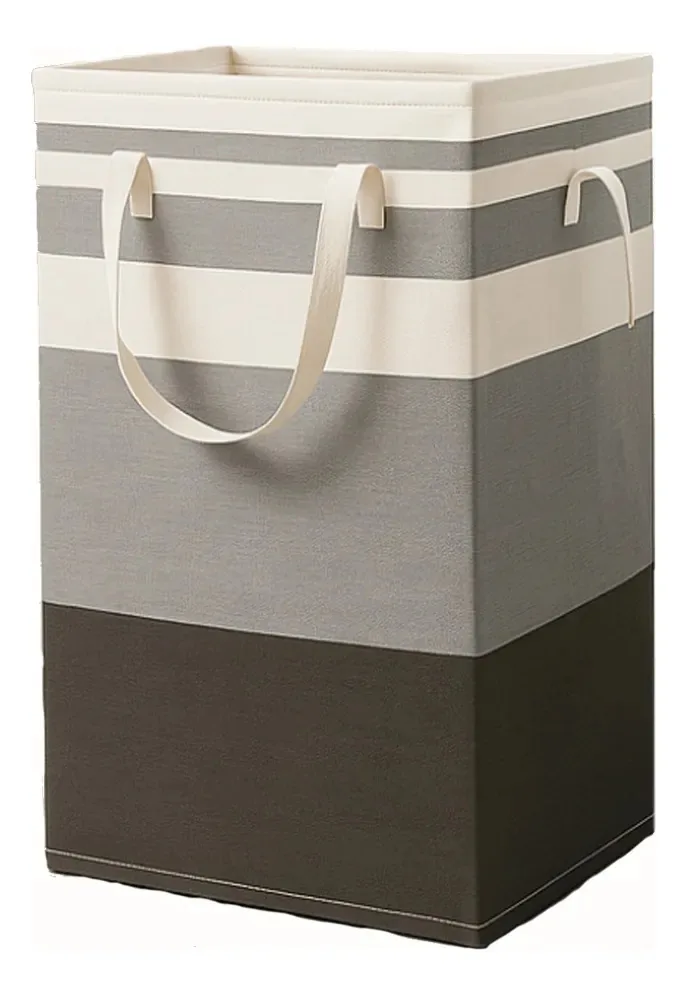 Cesto de roupa lavável cinza Oxford Grey Cesto de roupa suja portátil