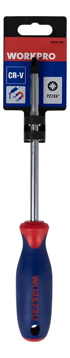 Chave de fenda cruzada Chave de fenda cruzada PZ3x6 Workpro W021046we