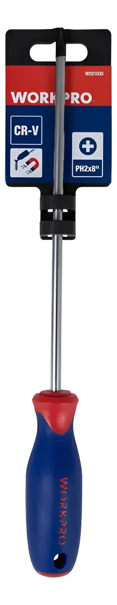 Chave de fenda cruzada Chave de fenda cruzada #2x8 Workpro W021035we