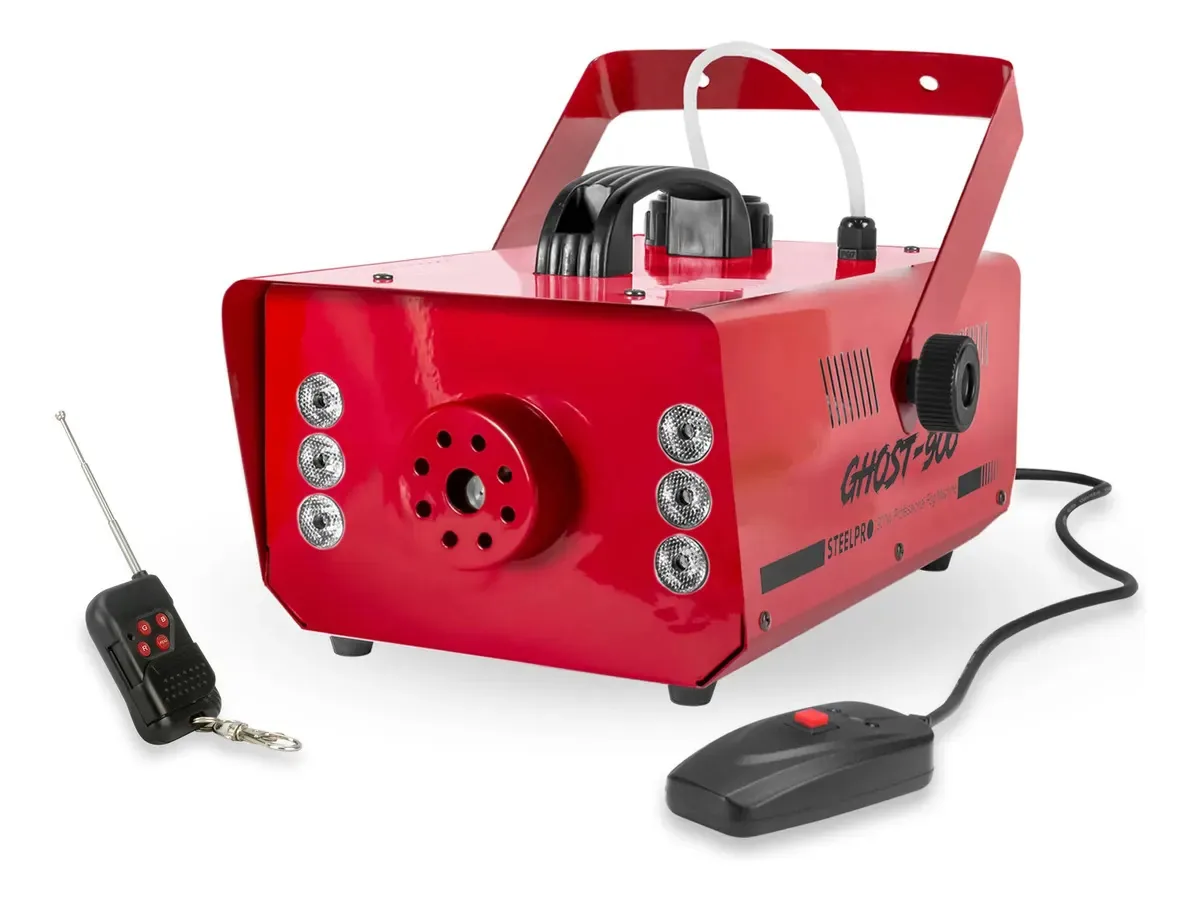 Câmera de fumaça de cor vermelha Steelpro 900w