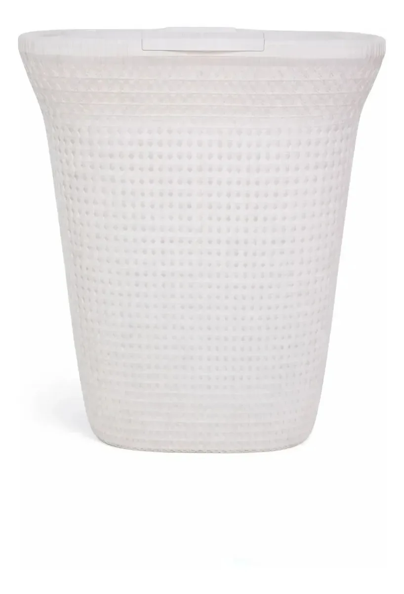 Cestos de roupa suja Leon Rattan ou cor do cesto branco/branco chocolate Leon Rattan Cesta de vime