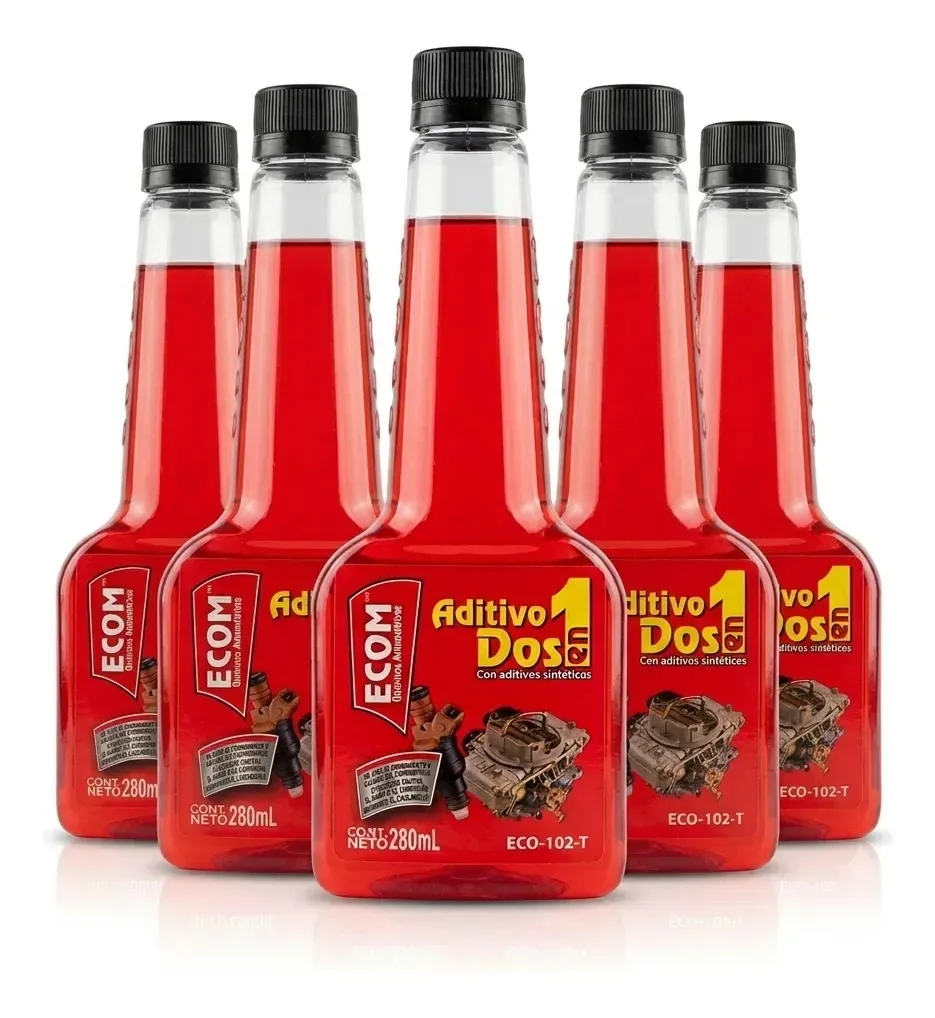 Pacote de aditivos 2 em 1 Ecom Eco-102 Octane Booster 280 ml