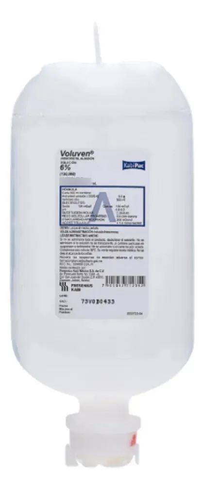 Solução injetável Voluven Starch 6% 500 ml