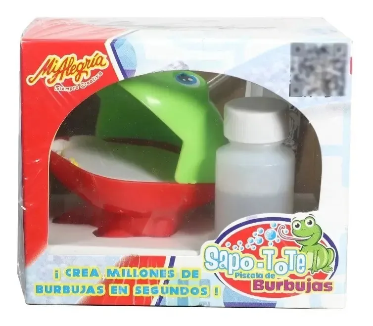Brinquedo verde Sapotote Bubble Thrower Mi Alegria