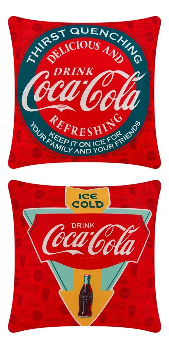 Almofada reversível Coca - Cola Ice - Providence Red Coca-cola Ice