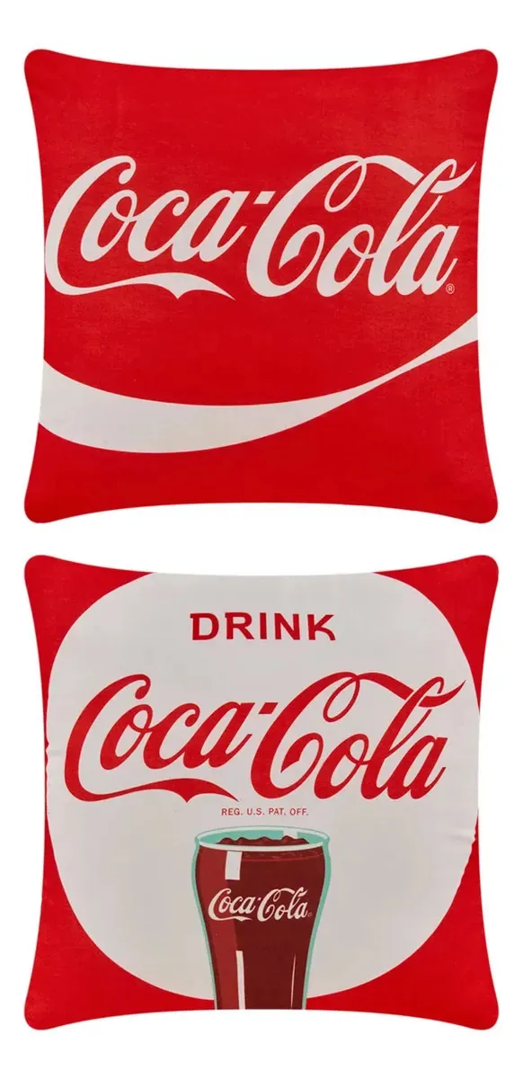 Almofada reversível Coca - Cola Drink - Providencia Red Coca-cola Drink
