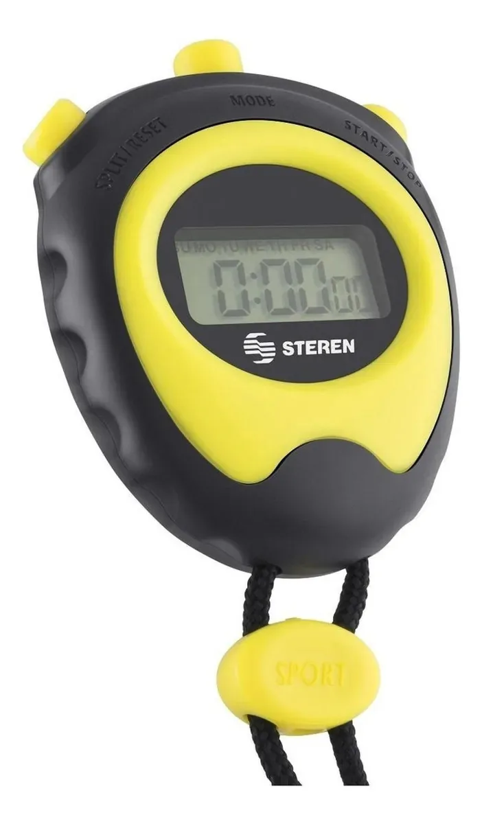 Cronômetro esportivo resistente à água | Clk-150 Yellow