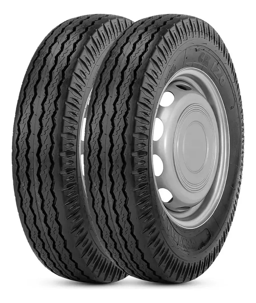 Kit 2 Pneu Aro 16 7.50-16 Centella Cr120 152/148m Tt 16pr