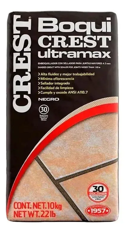 Bocal de areia preta Crest de 10 kg