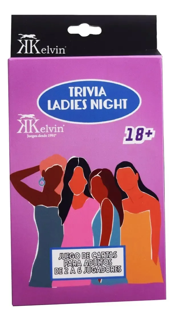 Jogo de cartas Ladys Night Kelvin Trivia