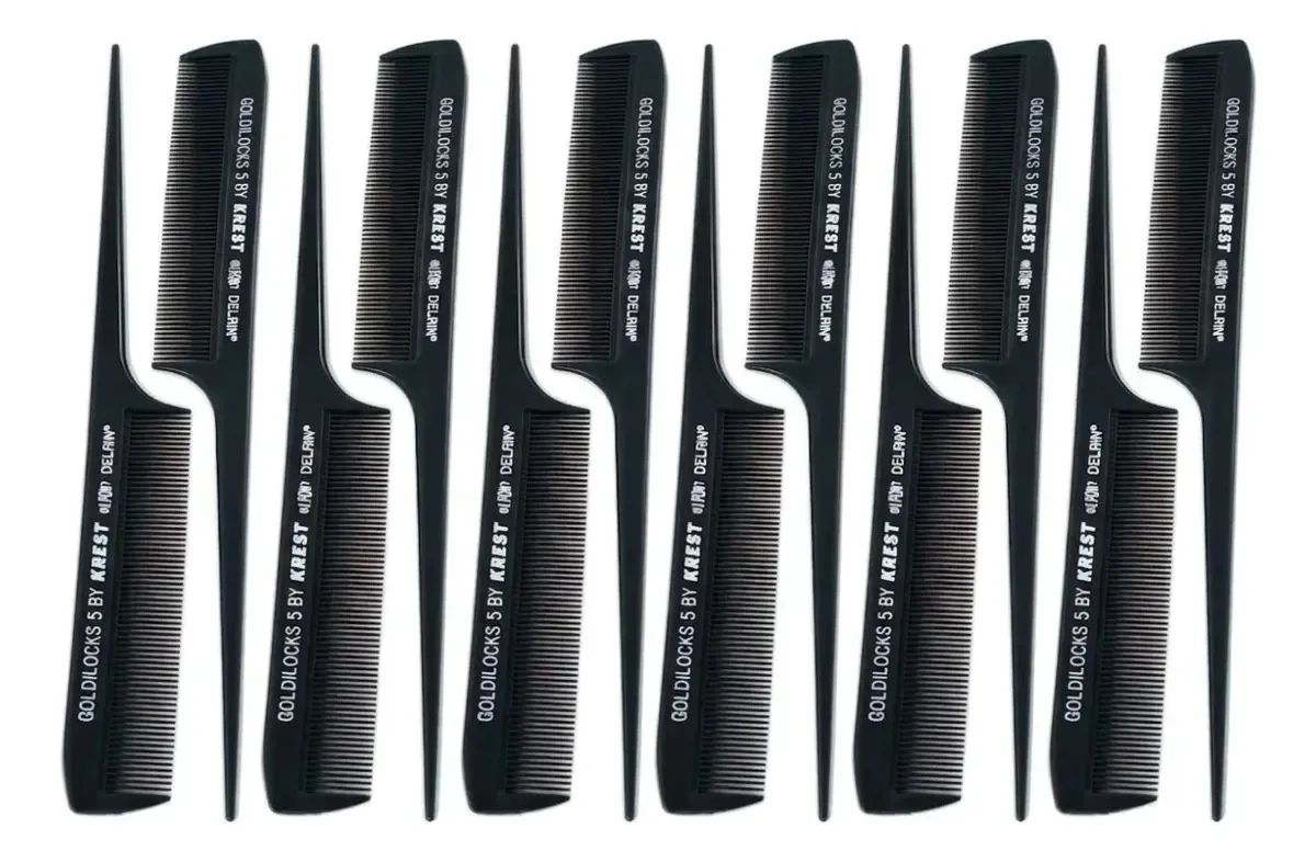 Pacote de 12 pentes Krest Goldilocks Black Tail