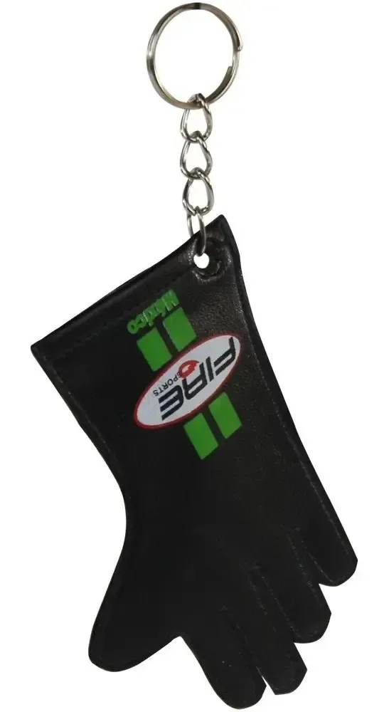 Chaveiro de luva de esgrima Souvenir Fire Sports® preto-verde