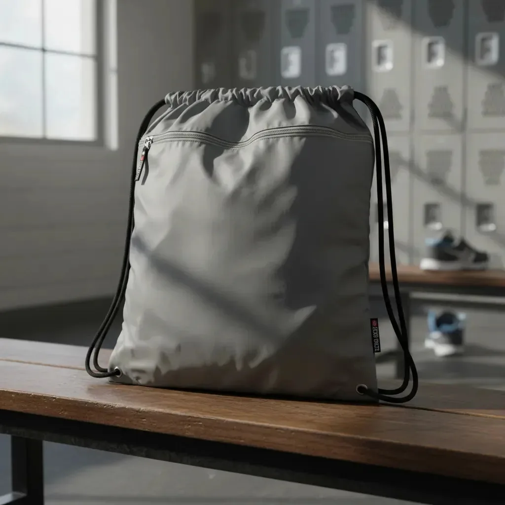 Mochila esportiva para sapatos escolares 2080 Ecko Unltd, cor cinza