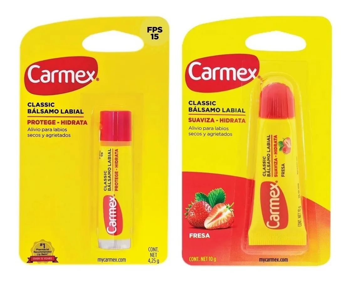 Carmex Bastão + Tubo Sabor Morango